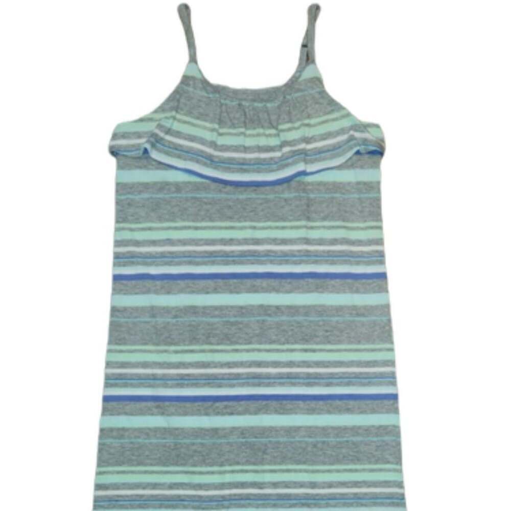 Old Navy Girls Gray Summer Dress Med EUC